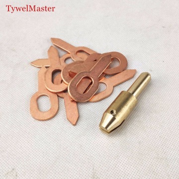 11pcs Washer Hook OT Dent Puller Electrode Chuck Dent Pulling Stud Welder Spot Welding Spotter Straight Pad Kit