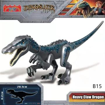 28cm New Jurassic Park World Dinosaurs Bricks Kids Toys Compatible Building Blocks Juguetes Dinosaur For Children DIY Gifts