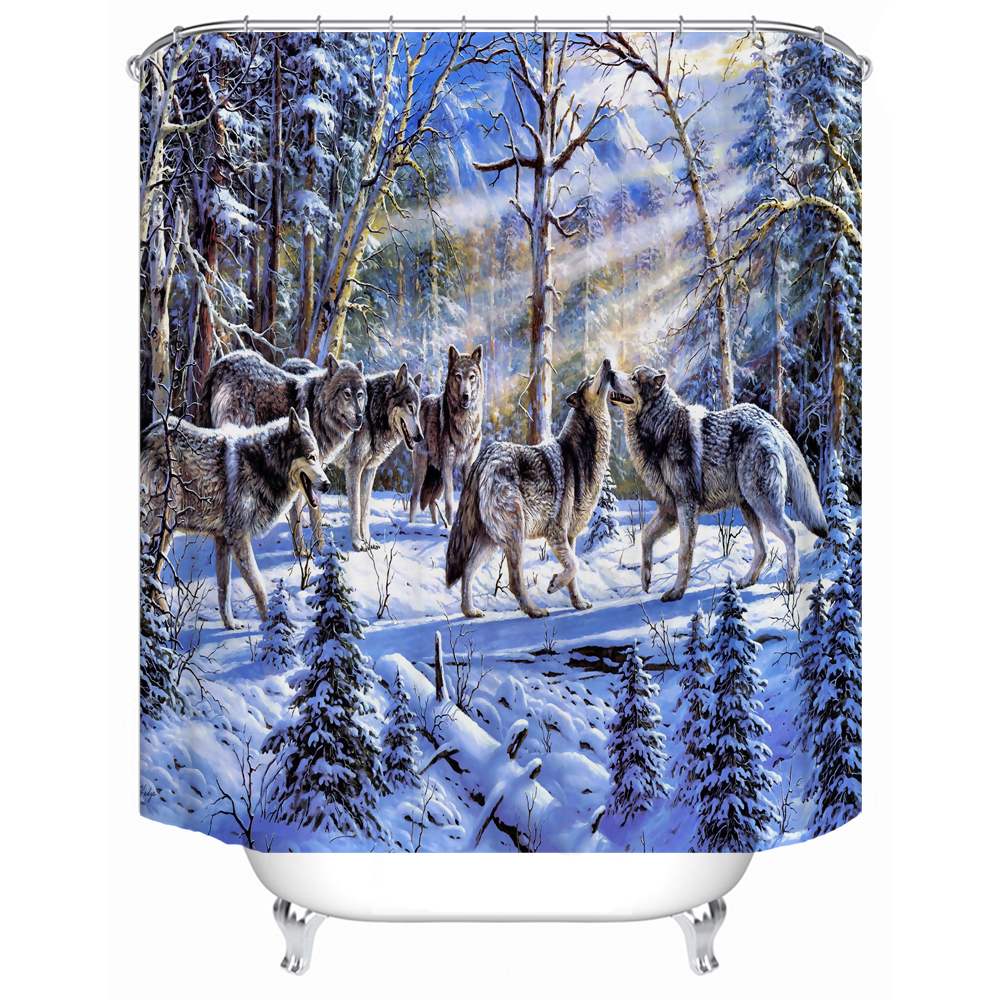 wall covering fabric shower curtain- (1)-1