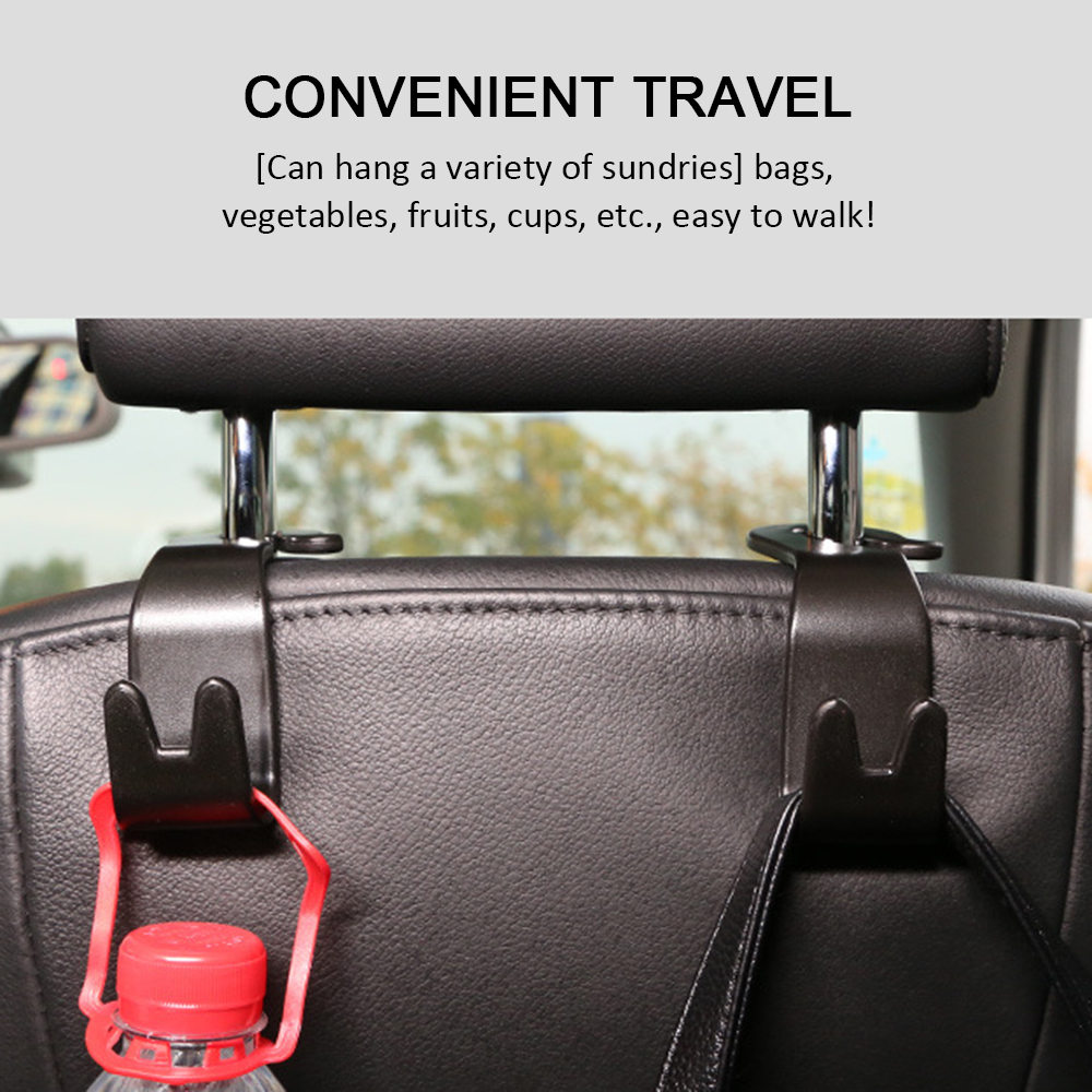 20kg load-bearing Car Rear/Back Seat Hooks for Hanging Auto Products Universal Car Hanger Bag Organizer holder car accessories