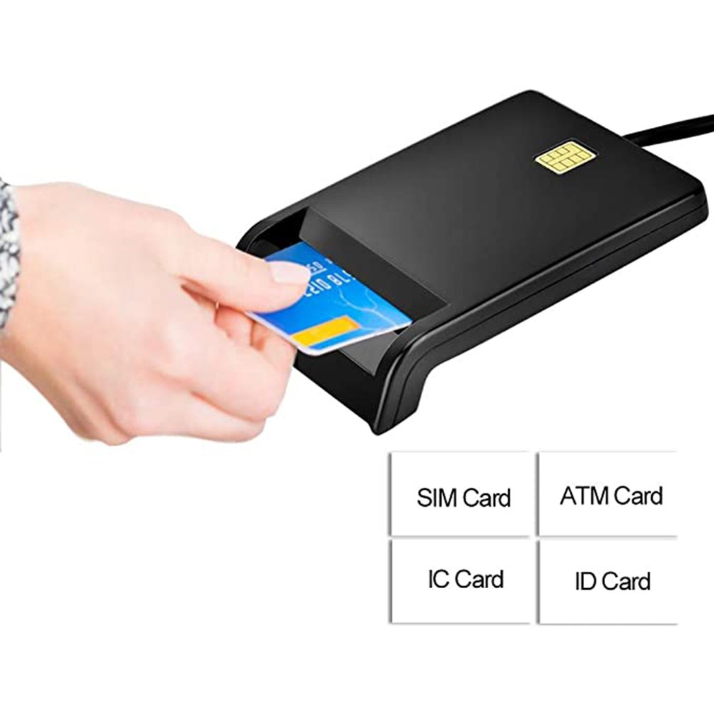 Multi USB 2.0 SIM Smart Card Reader For Bank Card IC/ID EMV SD TF MMC Cardreaders USB-CCID ISO 7816 for Windows 7 8 10 Linux OS