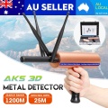 AKS 3D UnderGround Metal Detector Detective 1200m Long Range Portable Gold Detector Treasure Digger Scanner Hunter Finder Seeker