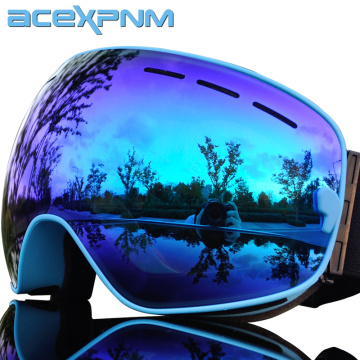 ACEXPNM 2019 Ski Goggles New Brand Double Layers UV400 Anti-fog Big Ski Mask Glasses Skiing Men Women Snow Snowboard Goggles