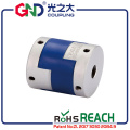 GND shaft coupling D25 L28 aluminum alloy oldham setscrew series Stepper Motor Flexible Shaft 5mm To 14mm for CNC servo motor