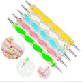 DIY Design Nail Art Dotting Tools Rhinestone Picker Painting Nail Art Pen Gel Brush Set Dust Brush Acrylic Manicure Accesories