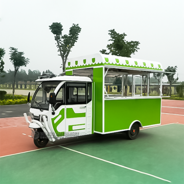 Mobile Mini Kitchen Fast Food Kiosk Ice Cream Truck Taco Sweet Corn Sale Electric Tuk Tricycle Food Cart Bike