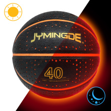 Glowing luminous light up basketball ball