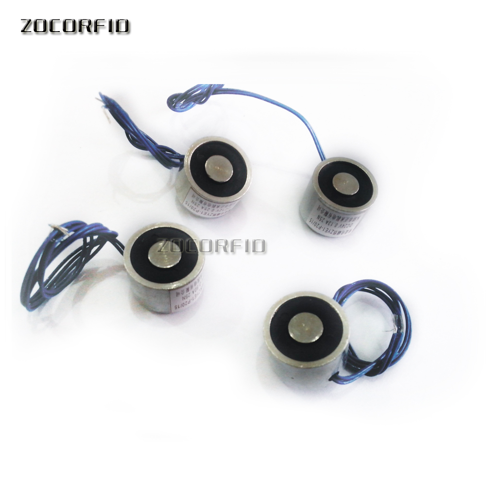 P20/15 DC12V 2.5KG(25N) suction DC Solenoid Electromagnet,Round Electro Holding Magnet Electro