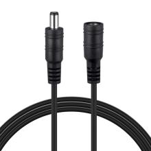 black DC 12V Power Cable 5.5mm*2.1mm Male Female Connector 1M 2M 3M 4M 5M 6M 7M 8M 10M Power Cord Extension Wire For CCTV