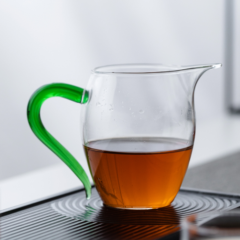 TANGPIN glass tea pitcher chahai gongdaobei glass tea accessories drinkware 335ml