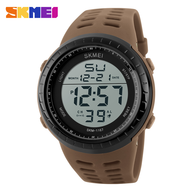 SKMEI Mens Watches Luxury Sport Army Outdoor 50m Waterproof Digital Watch Military Casual Men Wristwatches Relogio Masculino