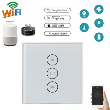 Smart Home WiFi Electric Touch Blinds Curtain Switch Ewelink APP Voice Control By Alexa Echo for Mechanical Limit Blinds EU/US