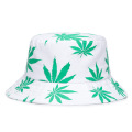 2020 Maple Leaf Panama Bucket Hat Women Men Couple Summer Cotton Basin Fishing Hat Sun Flat Fisherman Hip Hop Hats Caps Boonie