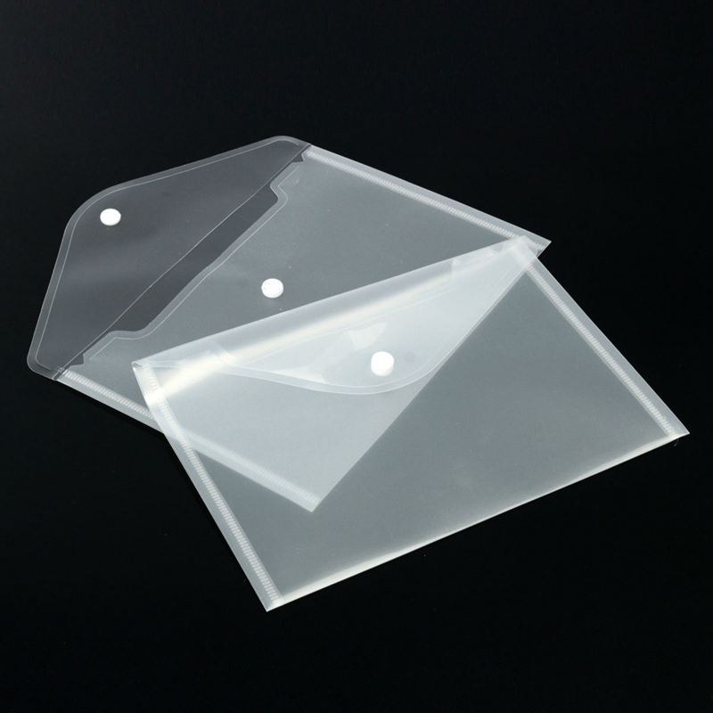 10-100 pieces/set of transparent plastic A5 folder folder file bag file bag file paper office supplies