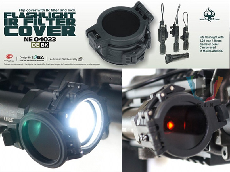Tactical Airsoft Light Tactical Surfire M600C Flashlight And IR Filter Hunting IR Light Softair M600 Light Cover