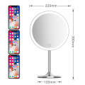 8.5 inch HD Mirrors LED Touch Screen Light Makeup Mirror with 5X Magnifying Smart Sensor Desktop Vanity Mirror For Beauty Makeu