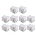10Pcs Tool-free Telephone Module RJ11 CAT3 Voice Module Gold-plated Adapter New Design PC/PPO