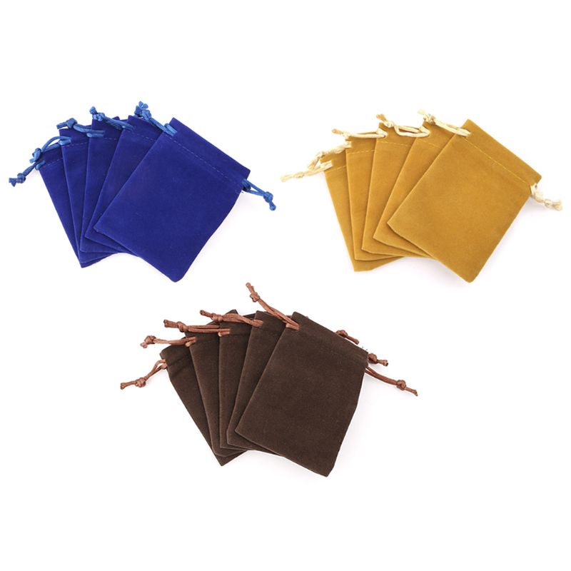 5pcs Velvet Dice Bags Tarot Cards Deck Storage Bag Toy Jewelry Mini Drawstring Package Board Game