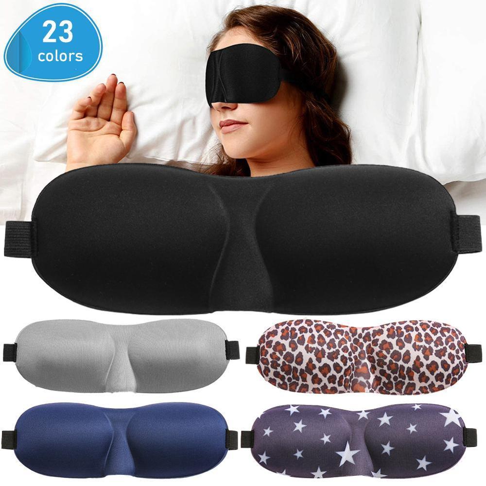 3D Sleep Mask Natural Sleeping Eye Mask Portable Soft Eyeshade Cover Shade Eye Patch Women Men Blindfold Travel Eyepatch