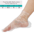 Segbeauty 200 Counts Foot Spa Liners Larger Paraffin Wax Liners Plastic Disposable Feet Thicker Thermal Therapy Socks Liners