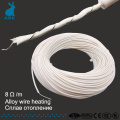 8 ohm/meter silicone rubber alloy spiral heating wire heating cable electro-thermal wire soft wram multipurpose heating cable