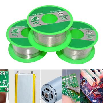 High Quality 0.6/0.8/1.0/1.2/1.5/2.0 mm Lead Free Solder Wire Tin 50G Rosin Core Solder Sn 99.3 Cu 0.7 Welding Soldering Iron