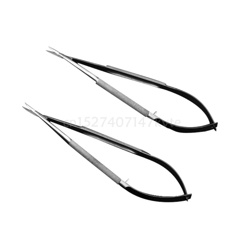 Microscopic Tweezer Tool Scissor Forcep Probe Micro Hook Tweezer Spatula 12cm Stainless Steel