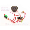5W Mini Electronic Transparent Speaker Box DIY Kit Sound Amplifier Music o with US Plug