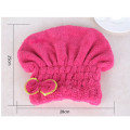 1pc Shower Bathing Quick Dry Hair Drying Hat Bathing Sanitary Ware Suite Accessories Bath Microfiber Fabric Cap