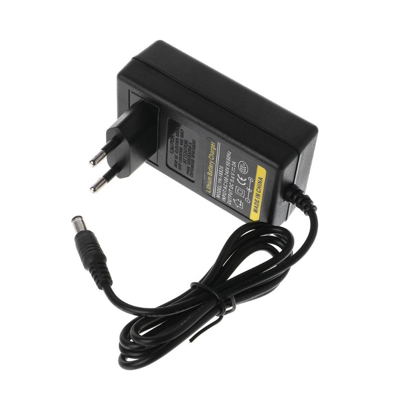 Battery Charger 8.4V DC 2A Intelligent Lithium Li-on Power Adapter EU US Plug Transformer Full Stop Automatically