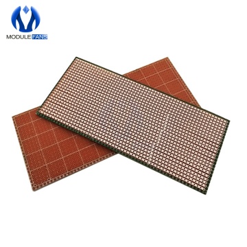 5PCS 6.5X14.5CM 6.5X14.5 CM 2.54 MM 2.54MM Single-sided Perforated Green Oil Universal Electric Board Multi-function Experiment