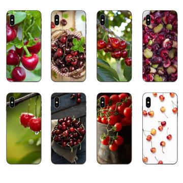 For Xiaomi Redmi Note 3 3S 4 4A 4X 5 5A 6 6A 7 7A K20 Plus Pro S2 Y2 Y3 Soft Quinn Phone Fresh Cherry Fruit