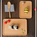 Wooden Tray Japanese Style Bamboo Rectangular Kung Fu Tea Tableware Cutlery Tray Storage Fruit Plate Food Bamboo Rectangle