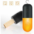 Outdoor Practical Portable Indoor Night Kids USB Charging Multifunctional Gravity Sensor Flame Flicker Camping Light Lantern