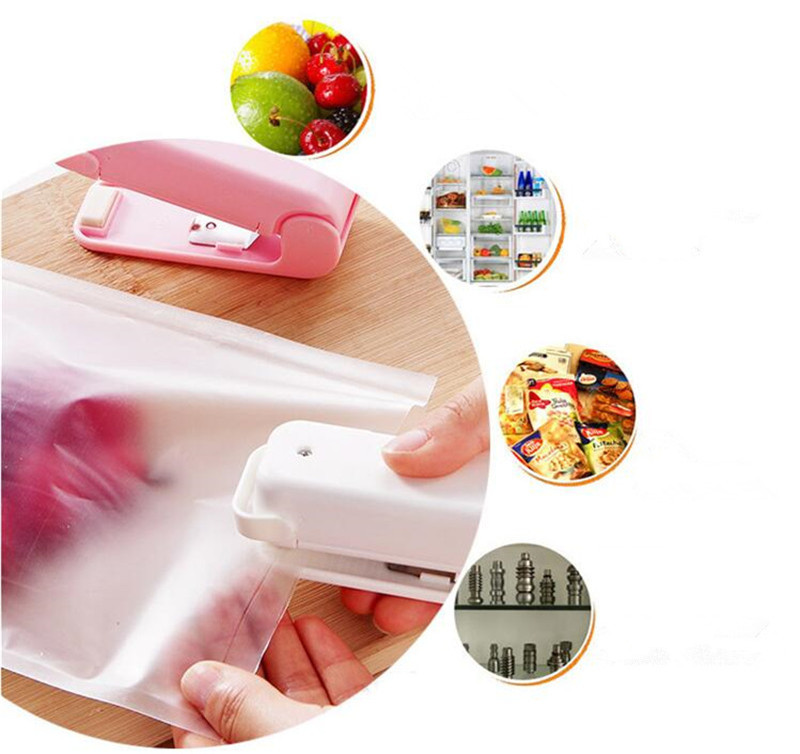 1Piece Hot Selling Household Portable Mini Heat Sealing Machine Impulse Sealer Seal Packing Plastic Package Sealer Drop Shipping