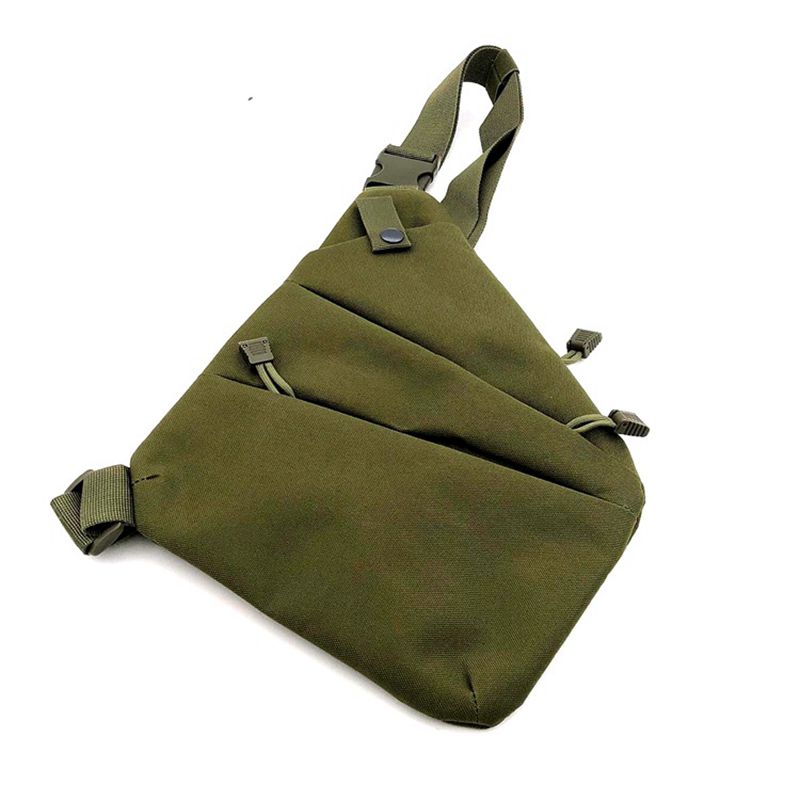 Multifunctional Concealed Airsoft Pistol Tactical Hunting Hand Gun Bag Holster Left Right Nylon Shoulder Bag Men's Chest Bag