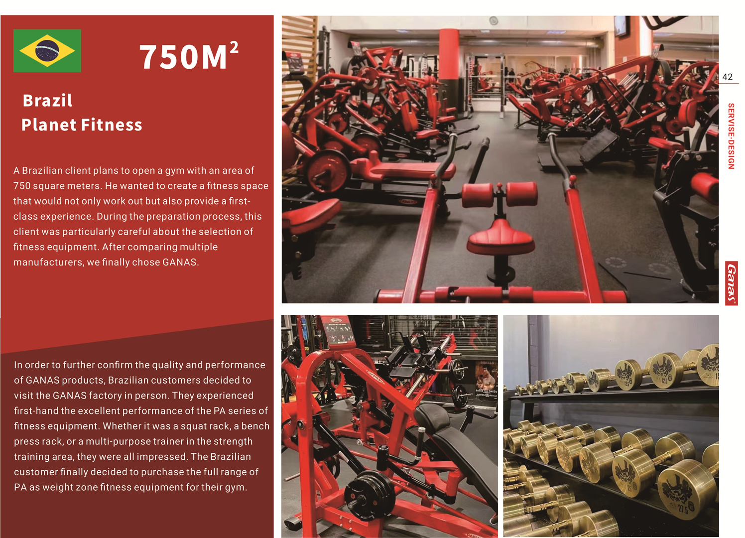 Planet Fitness, a 750sqm gym in Brazil - Using Ganas high-end products PA series (3)