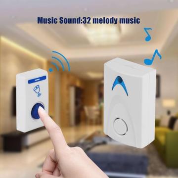 Wireless Doorbell Welcome Bell Home Chime Door bell Alarm 32 Songs Smart Door Bell External Wireless Doorbell Remote Control