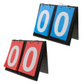 2-Digital Portable Flip Scoreboard Small up to 9 Score for Multi Sport Tennis, Basketball, Badminton
