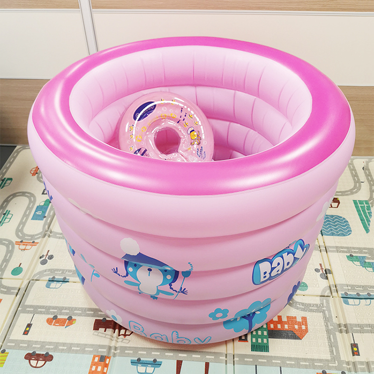 Inflatable Plastic Baby Swimming Pool Pvc Baby Bathtub 3
