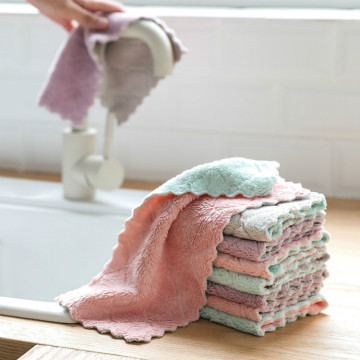 4/8pcs/lot Home microfiber towels for kitchen Absorbent thicker cloth for cleaning Micro fiber wipe table kitchen towel