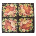 New High-grade Vintage Black Flower Paper Napkins Cafe&Party Tissue Napkins