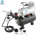 OPHIR 0.3mm 0.8mm 2 Airbrush Kit with 110V,220V Air Tank Compressor Paint for Cake Decoration _AC090+004A+071
