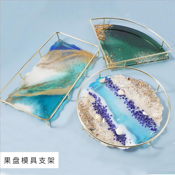 Transparent Silicone Mould Dried Flower Resin Decorative Craft DIY Storage fruit tray Mold epoxy resin molds for jewelry