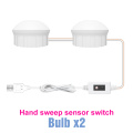 2 Bulbs Hand Sweep