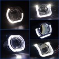 Angel Eyes Shrouds For Bi-Xenon Projector Lens 2.5 WST Lens Mask Covers Bezels Headlight Lenses Car Accessories Retrofit DIY