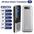 138 Languages T11 Portable Smart Voice Translator Real-time Multi-Language Speech Interactive Offline Translator Business Travel