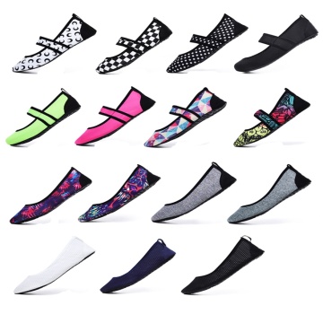 2019 Summer Women Beach Diving Quick-drying Swimming Water shoes Grandmother Soft shoes Lady Yoga Fitness shoes Breathable Light