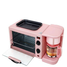 Multifunctional breakfast machine three-in-one coffee roast toaster