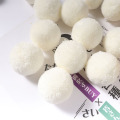 10pcs white pompom 3cm 4cm 2 kinds of size party home garden wedding decoration clothing DIY sewing children toys craft supplies